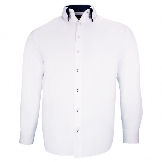 Camisa talla grande con doble cuello AB3DB1