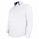 Camisa talla grande con doble cuello AB3DB1