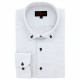 Camisa talla grande en tejidos de cuadros premium AB6DB1