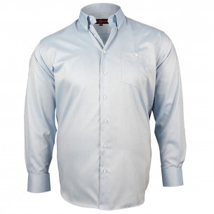 CHEMISE GRANDE TAILLE OXFORD Doublissimo GT-K5DB1