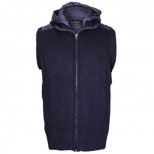 Gilet sans manches HOODY Emporio balzani N50024ZCAP-NAVY