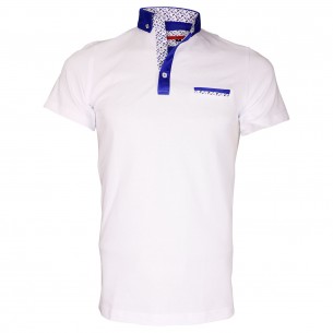 Polo col boutonnéeSTUDLAND Andrew Mc Allister TM5-WHITE